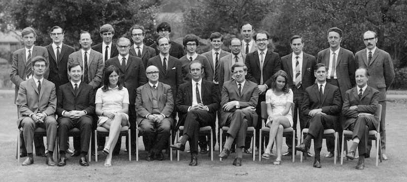 BBC Research
                Department, team photo, 1970