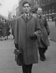 Dad in London, year unknown, travelling to
                Broadcasting House