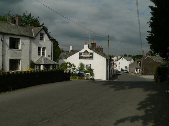 Rose Cottage beside the Horse & Farrier pub
                    in Threlkeld